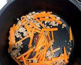 ひき肉とさつま揚げ入りひじきの煮物作り方2写真
