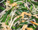 あともう一品！油揚げとニラもやし炒め★作り方5写真