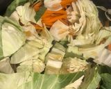 肉と野菜たっぷり！簡単ラーメン作り方1写真