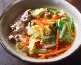 肉と野菜たっぷり！簡単ラーメン作り方4写真