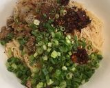 汁無し担々麺 そうめん作り方4写真