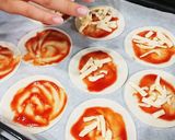 簡単!餃子の皮ピザ作り方2写真