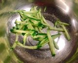 茹で蕎麦の残りで♪ 蕎麦サラダ作り方3写真