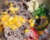 茹で蕎麦の残りで♪ 蕎麦サラダ作り方7写真