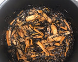 ひき肉とさつま揚げ入りひじきの煮物作り方5写真