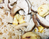 栗と生椎茸の炊き込みご飯作り方5写真