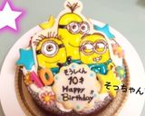 ツヤツヤ♡ミニオンチョコプレート作り方11写真