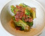 ゴーヤの梅肉和え作り方8写真