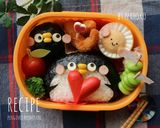 ペンギン親子むすび弁当☆キャラ弁おにぎり作り方10写真