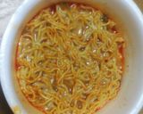 ノビノビカップ坦々麺で坦々素麺風w作り方1写真