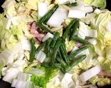 白菜とベーコンのクリームラザニア☆箸でも作り方3写真