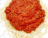 男のパスタ！トマトが主役のミートソース作り方28写真