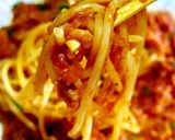 男のパスタ！トマトが主役のミートソース作り方32写真