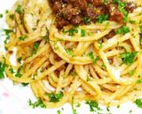 男のパスタ！トマトが主役のミートソース作り方33写真
