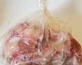 きのこと牛コマ肉の赤ワイントマト煮込み作り方2写真