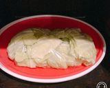 味付け牛カルビとキャベツの、スタミナ炒め作り方1写真