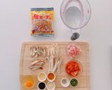 焼ビーフンで簡単☆きのこのキムチスープ作り方2写真