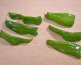お弁当のスキマおかず・ピーマンのくるくる作り方1写真