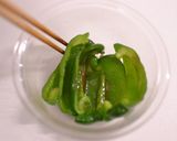 お弁当のスキマおかず・ピーマンのくるくる作り方4写真