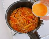 焼ビーフンで簡単☆きのこのキムチスープ作り方5写真