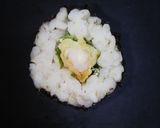 100%押し麦の大麦えびフライ巻き寿司作り方16写真