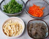 ☆作りおき☆豆苗入りおからの炒り煮作り方1写真