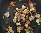 栗の下処理不要!栗のおこわ風焼ビーフン作り方5写真