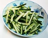 さっぱり✨キウリのレモン醤油和えサラダ作り方1写真