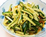 さっぱり✨キウリのレモン醤油和えサラダ作り方3写真