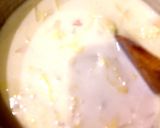 白菜と舞茸ベーコンのミルクスープ♪作り方6写真