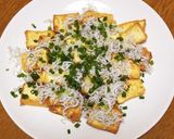 簡単☆厚揚げ焼きのシラス乗せ☆作り方3写真