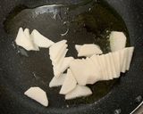長芋と青海苔の和風パスタ作り方1写真