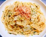 長芋と青海苔の和風パスタ作り方5写真