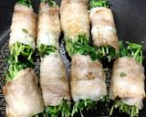 ☆豆苗の豚肉巻き作り方5写真