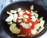 なすとチーズトマトソース作り方2写真