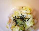 浅漬け。白菜の浅漬けをお茶漬けの素で、作り方3写真