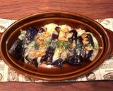 茄子のチーズ焼きにんにくチップのせ作り方9写真