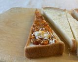 背徳感やみつき❣️食べるラー油マヨトースト作り方3写真