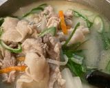 みんな大好き！大根と豚肉の満足味噌汁作り方4写真