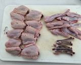 【サイゼ風】揚げないピリ辛手羽先チキン作り方1写真