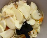 パーティOK！鶏肉とじゃがいもの大皿ドリア作り方3写真
