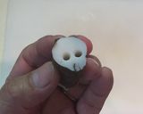 寿司型模様巻き(ハロウィン・ドクロ)作り方6写真