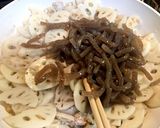 鶏ひき肉のれんこんきんぴら●作り置き大量作り方4写真