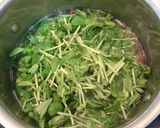 豆苗と干しエビのベトナム風にゅうめん作り方8写真