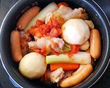 炊飯器におまかせ！チキンのポトフ作り方5写真