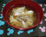 舞たまスープ(舞茸と玉子のスープ)作り方4写真