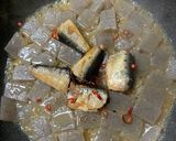 鰯の缶詰とこんにゃくのピリ辛炒め作り方3写真