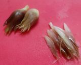 ラッキョウ酢で！ゴーヤと茗荷の酢漬け作り方1写真