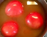 トマトのおみそ汁作り方2写真