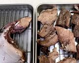 ぶりカマのガーリックペッパー焼き作り方1写真